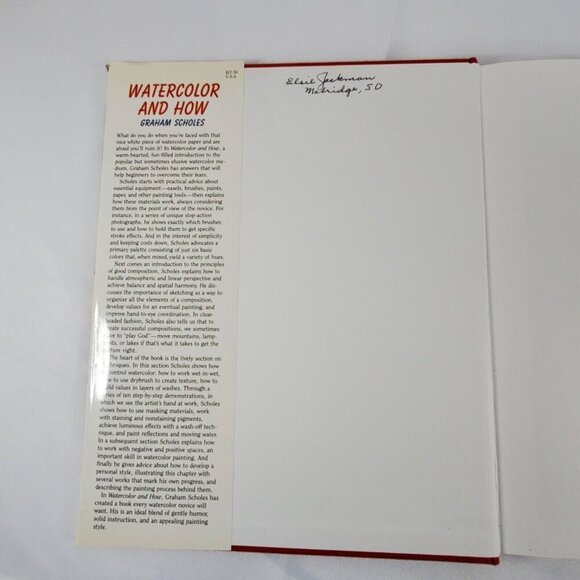 Watercolor And How Getting Started In Watercolor By Graham Scholes Hardcover - Picture 4 of 6